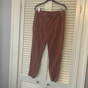 Free People women's pants XS red rust cargo